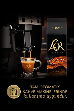 L'OR ESPRESSO COLOMBIA ÇEKİRDEK KAHVE 500GR X 2