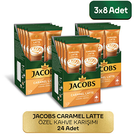 Jacobs Karamel Latte 8'li x 3 Adet