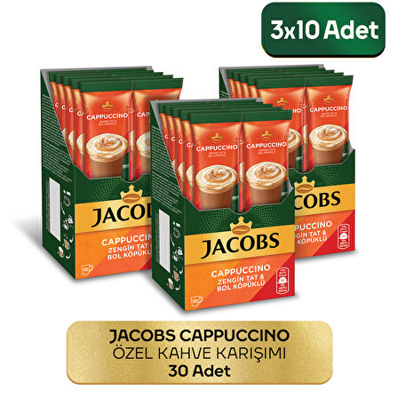 Jacobs Cappucino 10'lu x 3 Adet