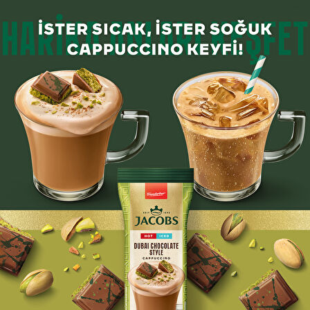 Jacobs Dubai Çikolatası Aromalı Cappucino Özel Kahve Karışımı 8 x 19,5gr 3'lü Paket