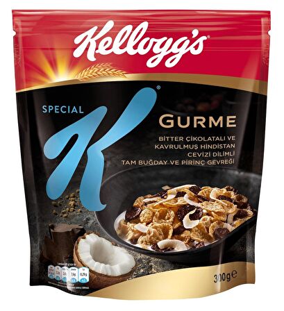 Kellogg's Special K Bitter Çikolatalı&Hindistan Cevizi Dilimli 300 Gr x3 Adet,%46 Yulaf içerir,Lif