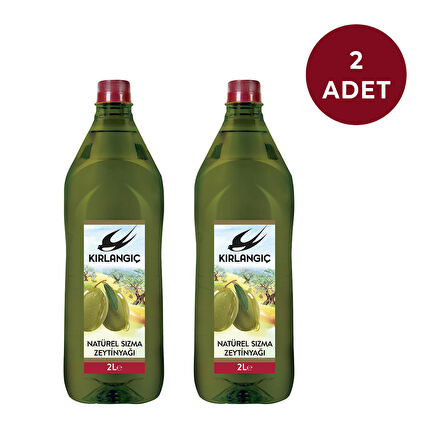 KIRLANGIÇ NATUREL SIZMA ZEYTİNYAĞI 2 LT * 2