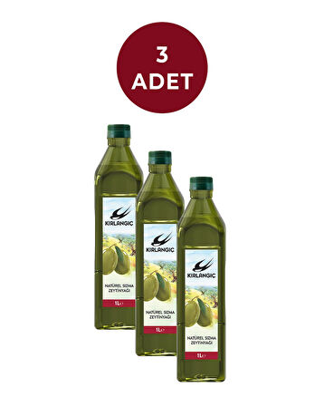 Kırlangıç Naturel Sızma Zeytinyağı 1 lt*3 adet 