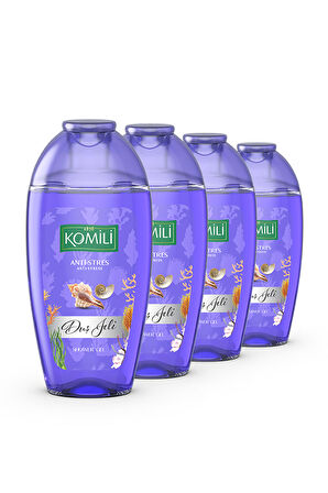 Anti-stres Vegan Seyahat Boy Duş Jeli Avantajlı Paket - Egzotik Koku - 4 X 200 ML