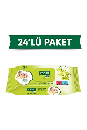  Soft Islak Havlu 70'li - 24'lü Paket - 1680 Yaprak