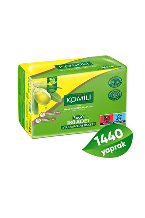 Genel Kullanım Islak Havlu 3X60 - 8'li - 1440 Yaprak