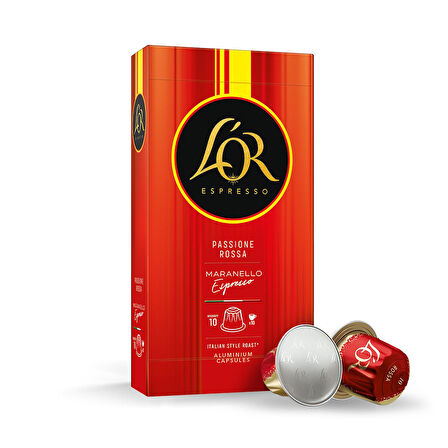 L'or Imola Ristretto + L'or Maranello Espresso Nespresso Uyumlu Alüminyum Kapsül Kahve