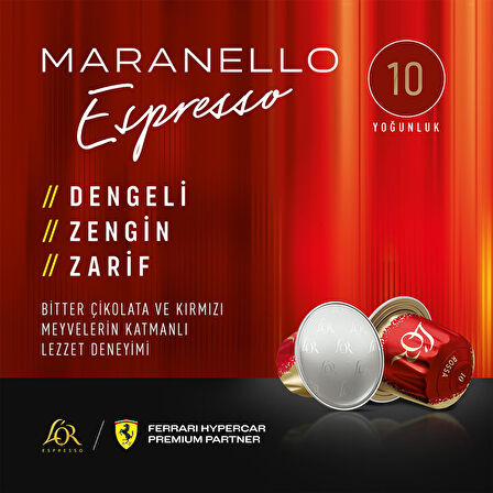 L'or Imola Ristretto + L'or Maranello Espresso Nespresso Uyumlu Alüminyum Kapsül Kahve