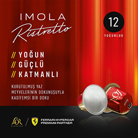 L'or Imola Ristretto Nespresso Uyumlu Alüminyum Kapsül Kahve 50 Kapsül