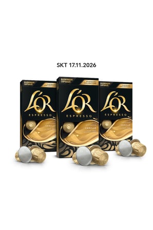 Vanilya Aromalı Nespresso Uyumlu Alüminyum Kapsül Kahve 10'lu x 3