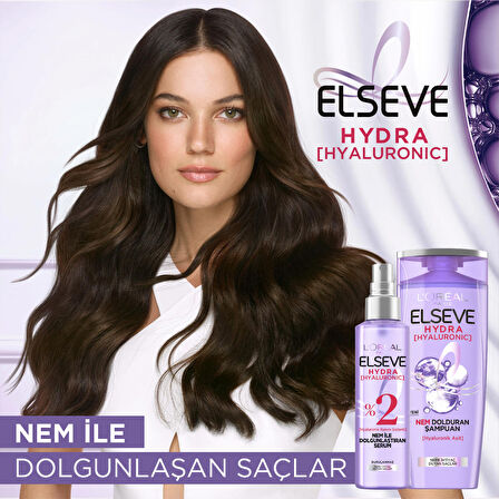 L'Oréal Paris Elseve Hydra [Hyaluronic] Nem ile Dolgunlaştıran Serum 150 ml & 175 ml Hyaluron Saç Kremi