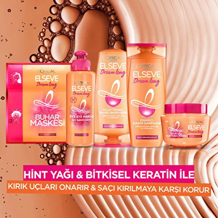 L'Oreal Paris Elseve Dream Long Onarıcı Bakım Şampuanı 360ml & 175 ml Hyaluron Saç Kremi