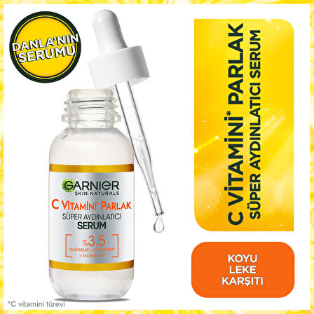 2'li Garnier C Vitamini Parlak Süper Aydınlatıcı Serum Seti