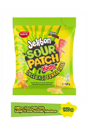 Jelibon Sour Patch Kids Karışık Meyve Aromalı Şekerleme 160g - 10 Adet