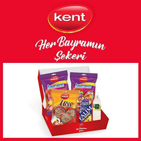 Kent Assortment&Missbonbon Sütlü Bayram Şekeri 3'lü & Falım Damla Sakızı-Eyüp Sabri Tuncer Kolonya 