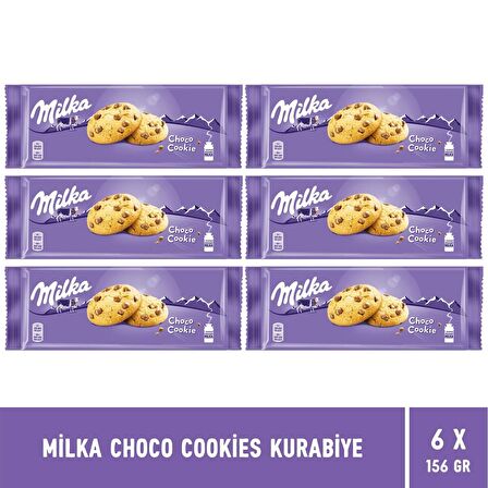 Milka Choco Cookies Kurabiye 168 gr - 6 Adet