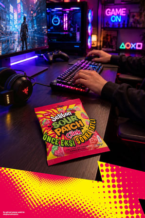 Jelibon Sour Patch Çilek Aromalı Yumuşak Şekerleme 160 gr - 10 Adet