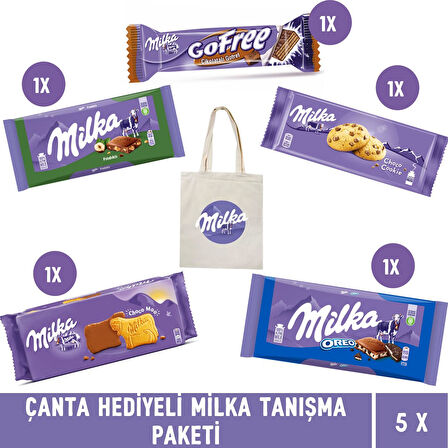 Çanta Hediyeli Milka Tanışma Paketi - 5 Adet