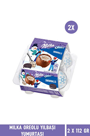 Milka Oreolu Yılbaşı Yumurtası 112 gr – 2 Adet