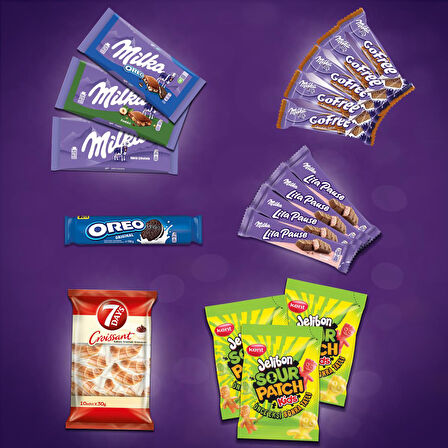 Atıştırmalık All Star Paketi (Milka Defter ve Milka Bez Çanta Hediyeli)
