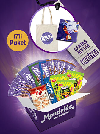 Atıştırmalık All Star Paketi (Milka Defter ve Milka Bez Çanta Hediyeli)