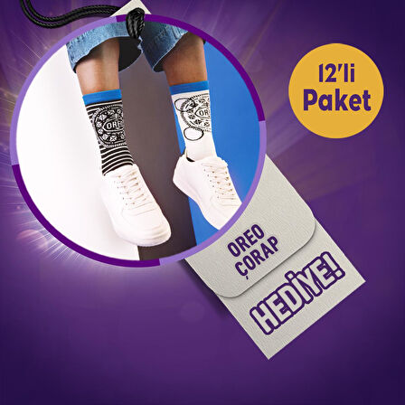 Oreoseverler Çikolata&Bisküvi Paketi (Oreo Çorap Hediyeli)