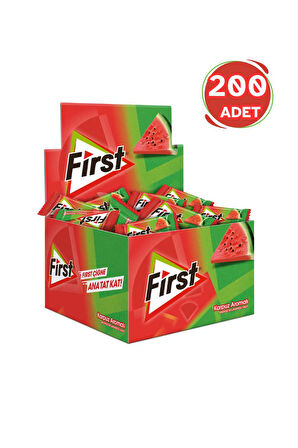 First Karpuz Aromalı Sakız 200 x 1,7G 