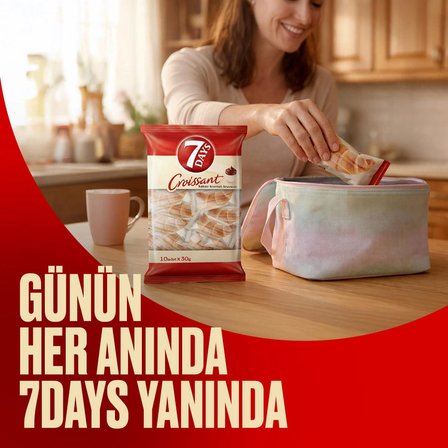 7Days Kakao Kremalı Kruvasan 8'li Paket 30G x 6 Adet (8 x 6= 48 Adet)