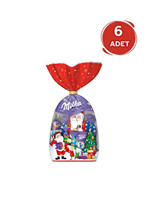 Milka Xmas Choco Mix Bag Yılbaşı Çikolatası 126G – 6 Adet