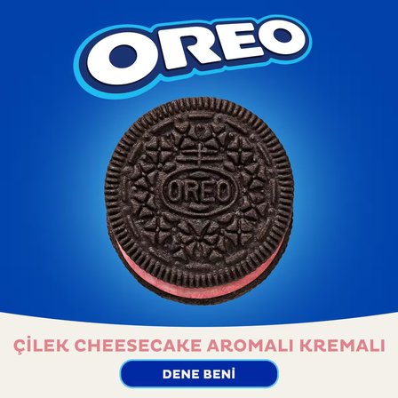 Oreo Bisküvi Çilekli 95gr - 6 Paket