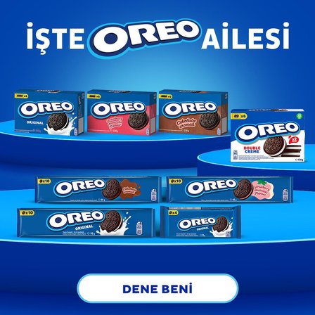 Oreo Bisküvi Çikolatalı 95gr - 6 Paket