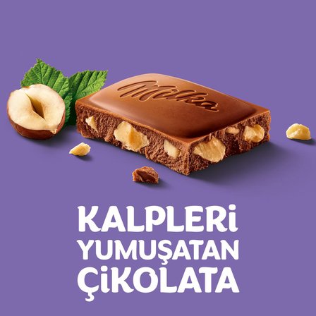 Milka Fındıklı Tablet Çikolata 80g - 6 Adet