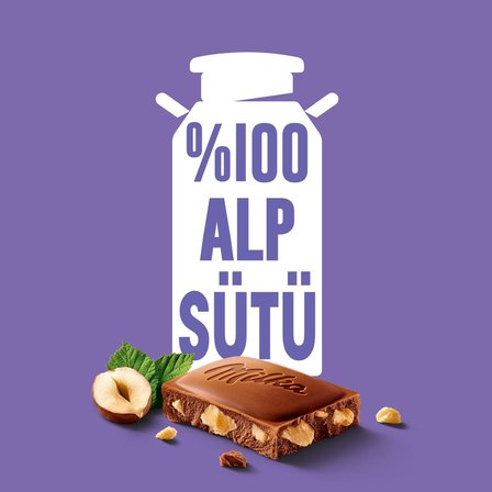 Milka Fındıklı Tablet Çikolata 80g - 6 Adet
