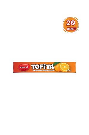 Kent Tofita Stick Şeker Portakal 47g - 20 Adet