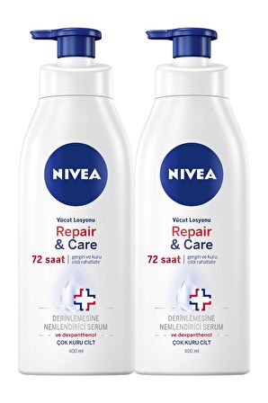 Nivea Rahatlatıcı Kuru Cilt için  Vücut Kremi 2x400 ml 