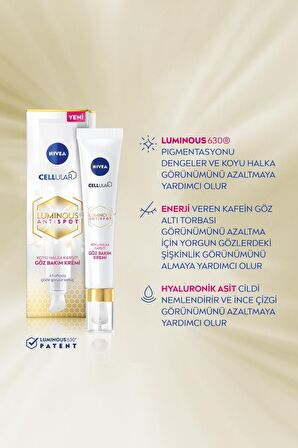 Nivea Tüm Cilt Tipleri İçin Leke Karşıtı Gündüz Leke Bakım Kremi 40 ml & Göz Bakım Kremi 15 ml 