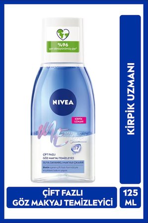 Yatıştırıcı Micellar Makyaj Temizleme Suyu ve Göz Makyaj Temizleyici 125ml, Pamuk Hediyeli Set