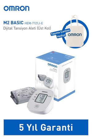 Omron M2 Basic Koldan Tansiyon Aleti + Taşıma Çantası Hediyeli