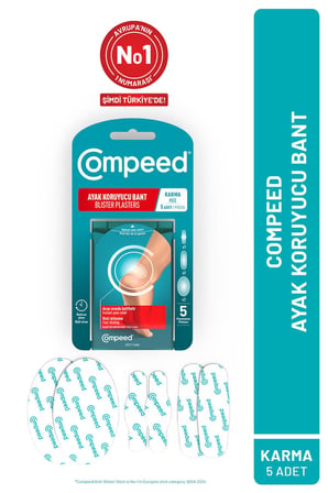 Compeed Acıyı Hızla Hafifleten Hidrokolloid Ayak Koruma ve Yara Bandı Karma Set