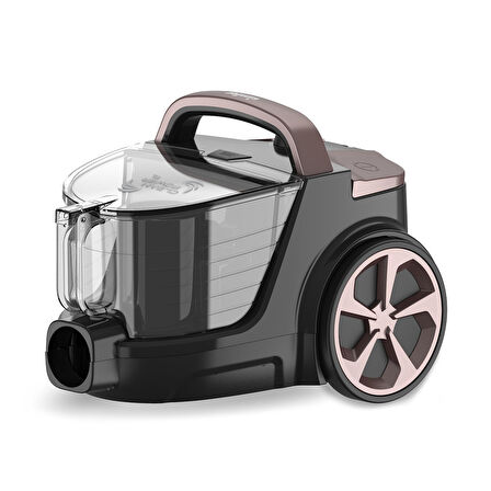 Toz Torbasız Yatay Süpürge Clean Power S4 Rosegold (5.5 LT Slient Pro Mekanik Airfryer Hediye!)