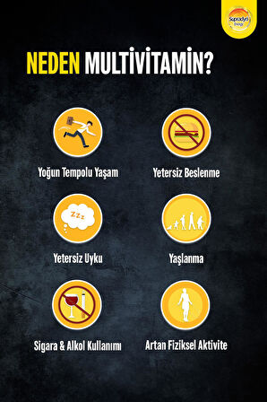 Supradyn 30x3 Efervesan Tablet 3 Aylık Düzenli Kullanım l Zeytin Polifenolü, Ginseng, Multivitamin Ve Mineral