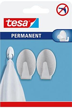 PERMANENT Askı Metal Oval 2 adet X 3 Paket (Toplam 6 askı)