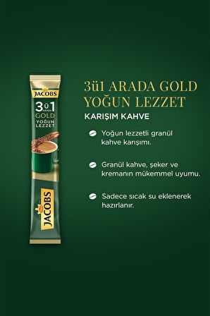 Jacobs 3'ü 1 Arada Yoğun Hazır Kahve 40'lı x 2 Adet + Thermo Cup 650 ml