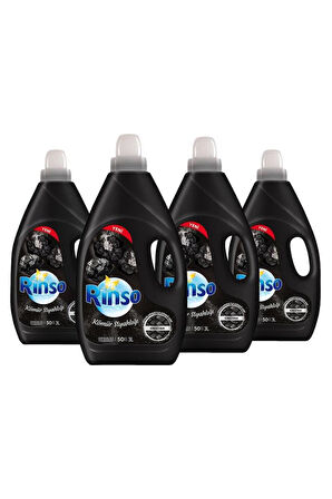 Rinso Sıvı Deterjan Kömür Siyahlığı 3 lt x 4 Adet