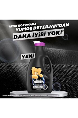 Yumoş Sıvı Çamaşır Deterjanı Siyah ve Koyu Renkli Giysiler İçin 3 x 2520 ML
