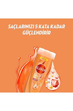 Elidor Superblend Anında Onarıcı Saç Bakım Şampuanı 3 x 400 ML