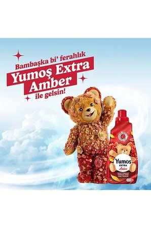 YUMOŞ Extra Konsantre Çamaşır Yumuşatıcısı Amber 1440 ml Lilyum 1440 ml Orkide 1440 ml