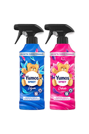 Yumoş Sprey Orkide 450 ML + Yumoş Lilyum 450 ML