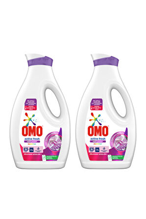 Omo Sıvı Deterjan Renkliler İçin 2 x 1690 ML