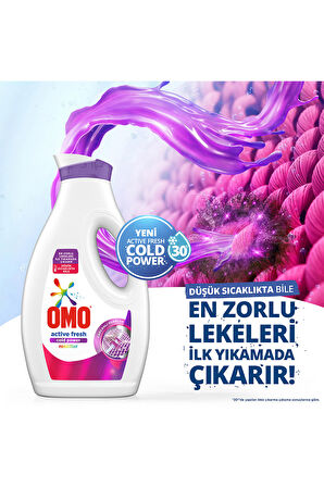 Omo Sıvı Deterjan Renkliler İçin 2 x 1690 ML